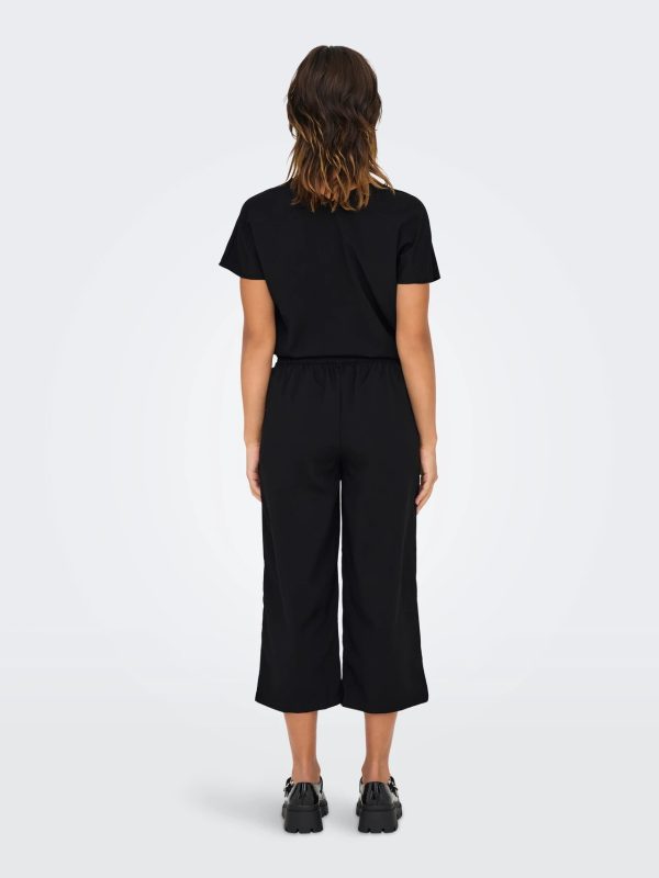 Only | NOVA Crop Palazzo Hose | Black Zu verkaufen – Bild 2