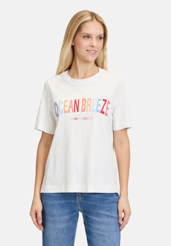 Cartoon |  Printshirt mit Rundhalsausschnitt  | 1943 Patch Cream Pink Schn?ppchen – Bild 2