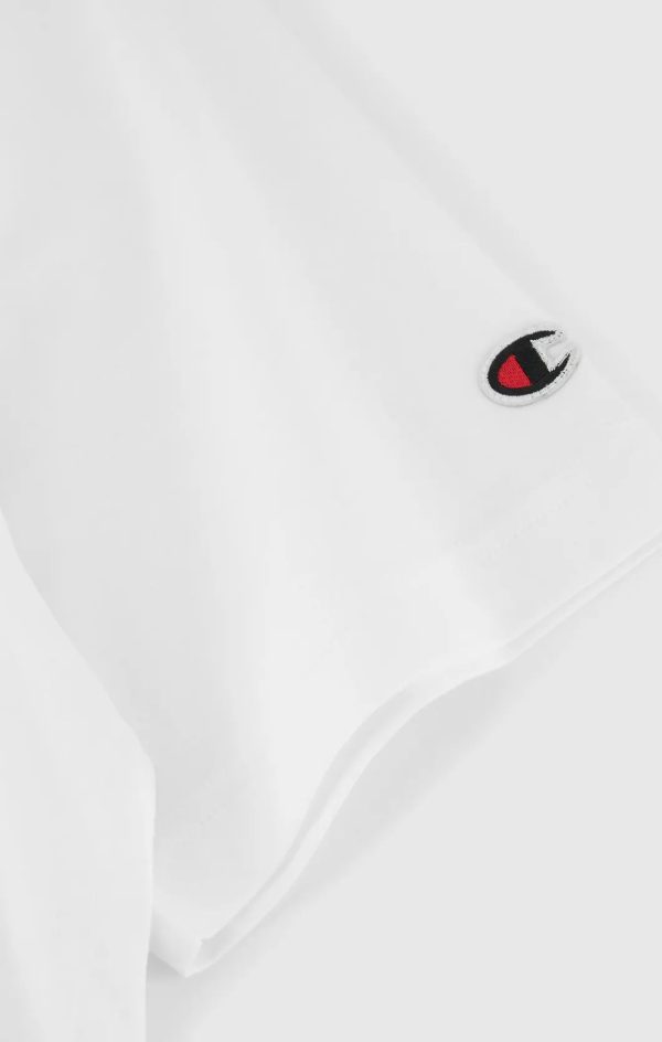 Champion | Baumwoll-T-Shirt mit großem Brustlogo | WW001 WHT Zu verkaufen – Bild 2