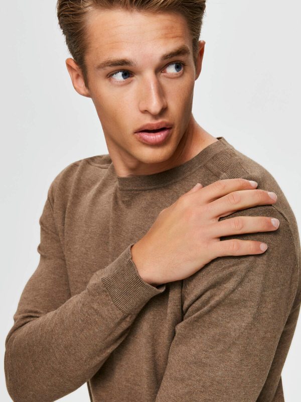 SELECTED | LANGARM STRICKPULLOVER BERG | Teak Verkauf – Bild 5