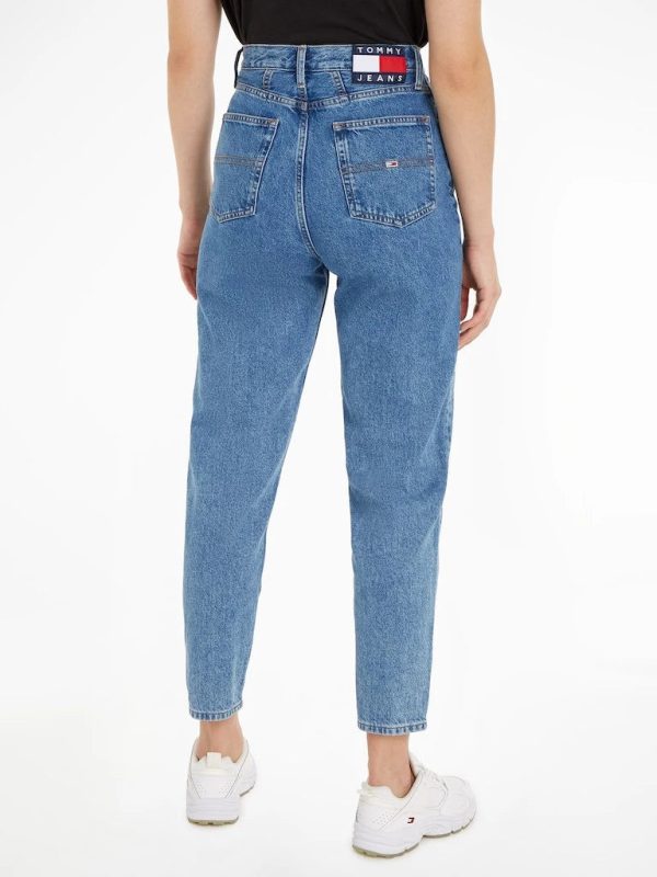 Tommy Jeans | Mom Tapered Jeans mit ultrahohem Bund | 1AB Denimlight Online-Schn?ppchen – Bild 2