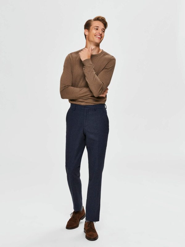 SELECTED | LANGARM STRICKPULLOVER BERG | Teak Verkauf – Bild 2