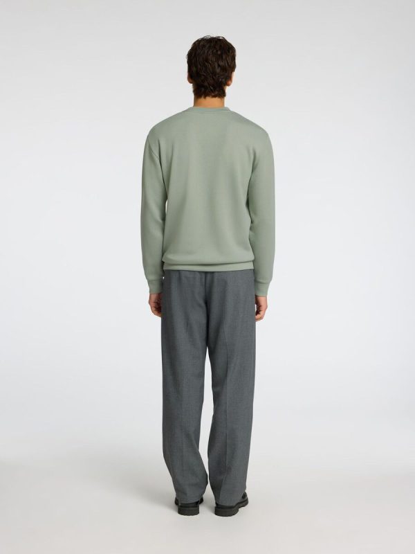 SELECTED | LANGÄRMELIGES SWEATSHIRT Emanuel | Iceberg green Jetzt online – Bild 3
