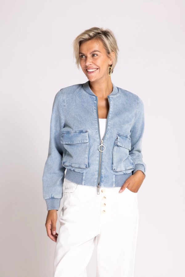 Zhrill | JULIE DENIM - Jacke kurz  | 124 blue Schn?ppchen