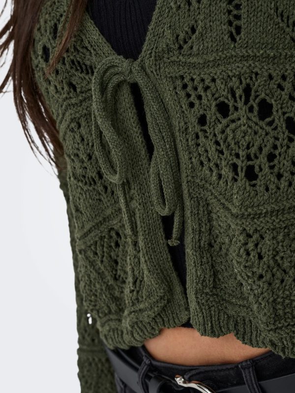 ONLY | BEACH Strickjacke | Forest Night Online-Verkauf – Bild 5