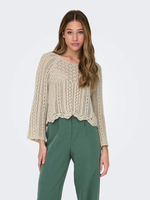 ONLY | Nola Strickpullover | FEATHER GRAY Angebot – Bild 2