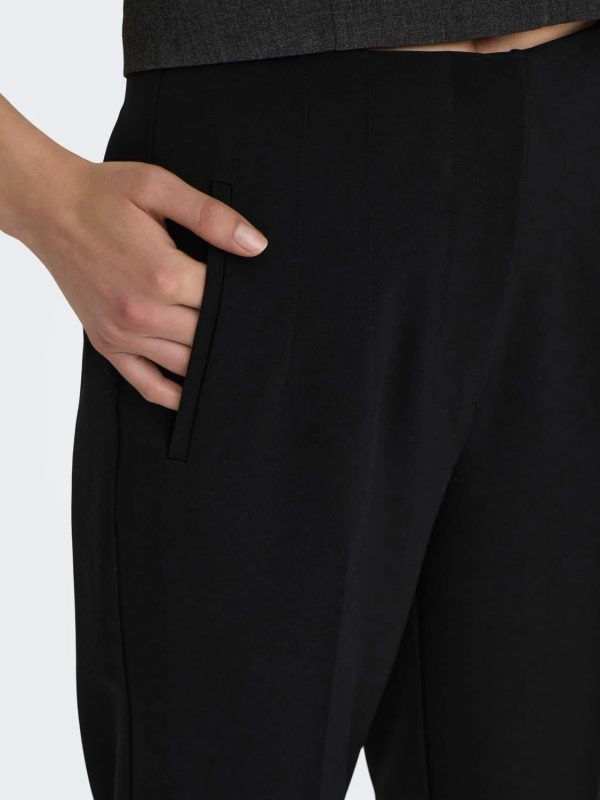 Only | RAVEN Normal geschnitten Hose | Black Online-Verkauf – Bild 3