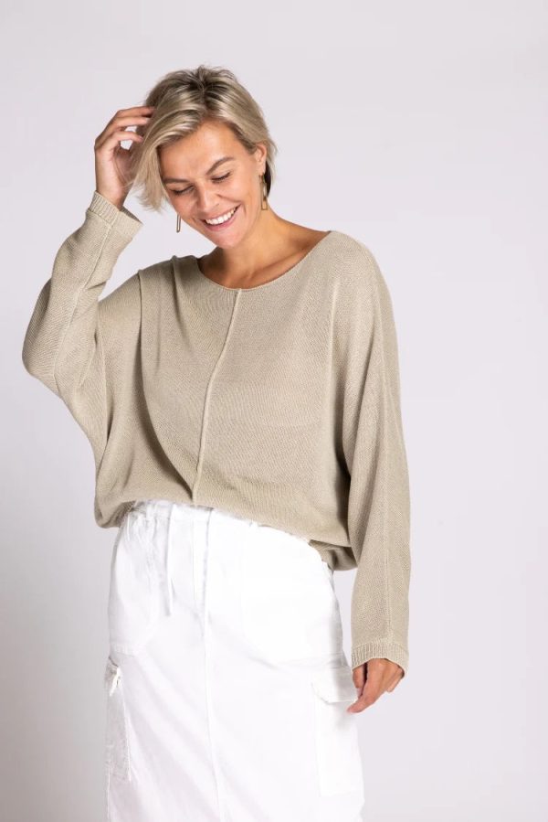 Zhrill | LUNI - Feinstrick Pullover | 275 mud Mode